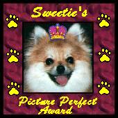 Sweetie's Picture Perfect Award