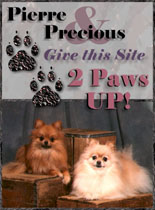 Pierre & Precious' 2 Paws UP! Award